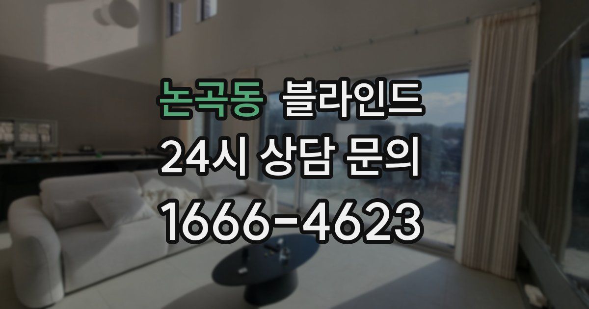 논곡동 블라인드