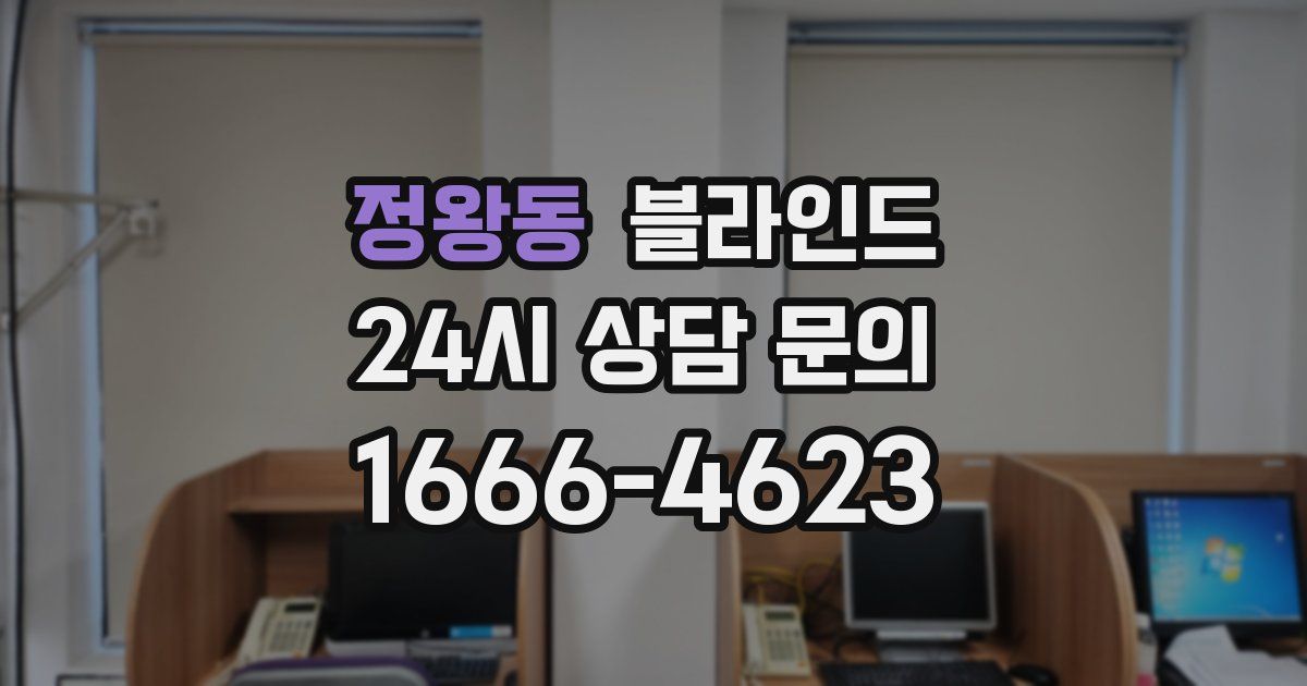 정왕동 블라인드