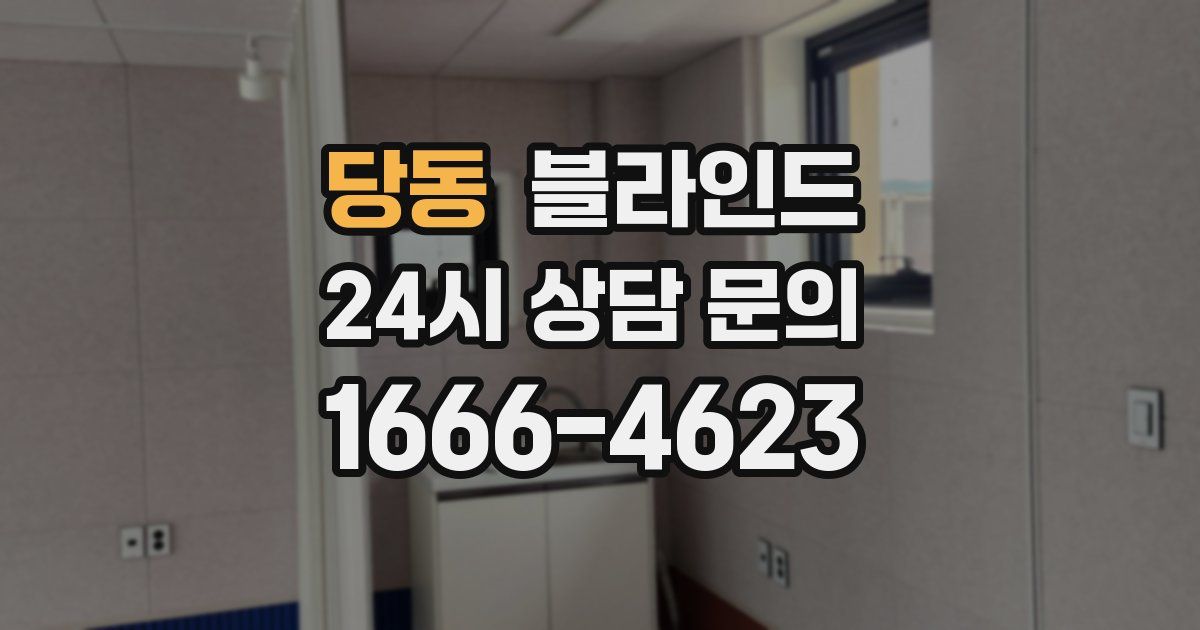 당동 블라인드