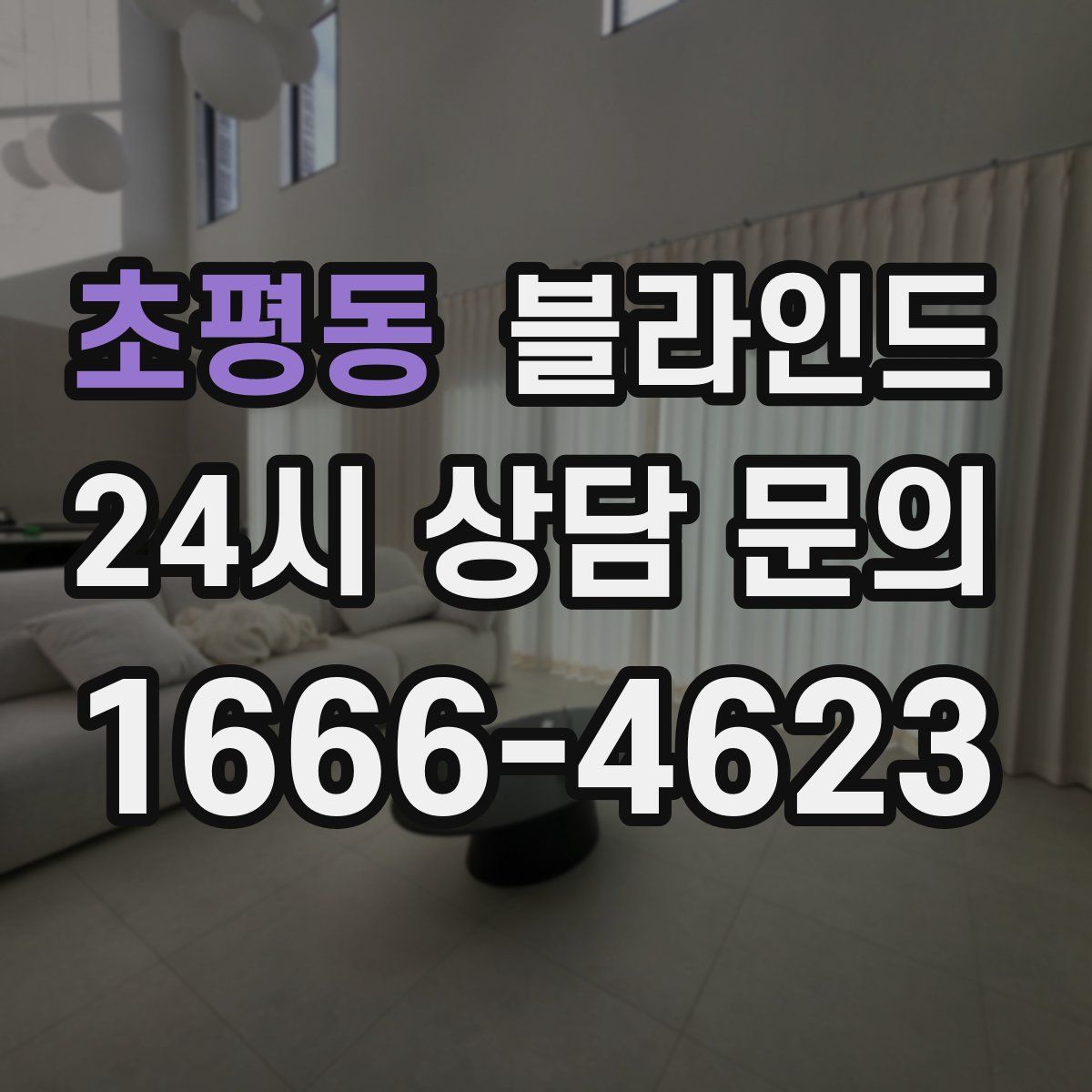 초평동 블라인드