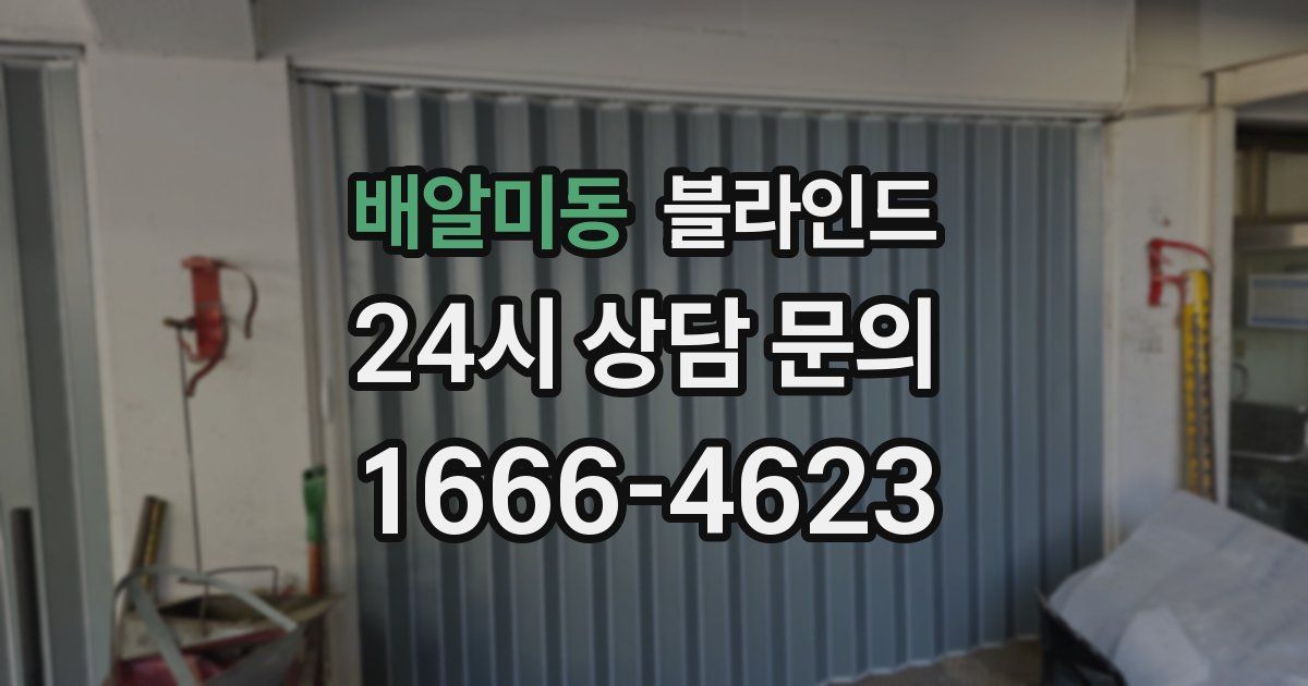 배알미동 블라인드