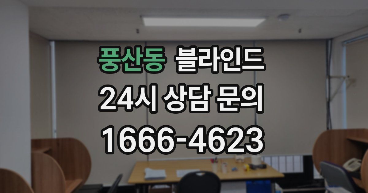 풍산동 블라인드