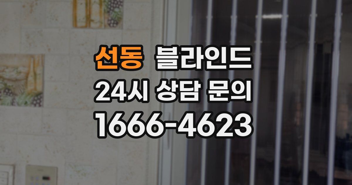선동 블라인드