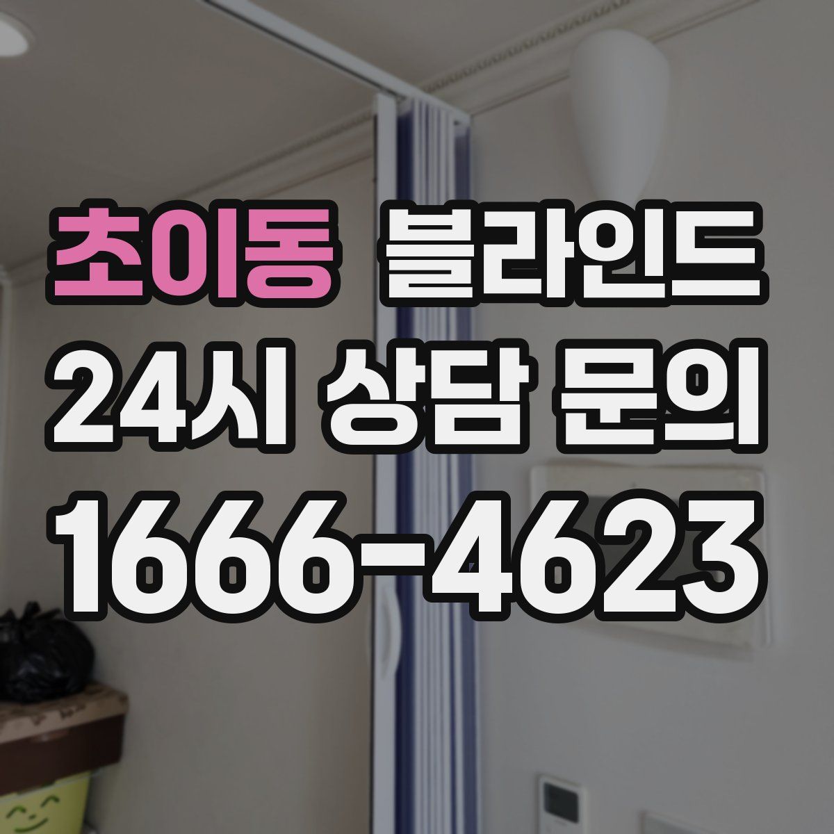초이동 블라인드