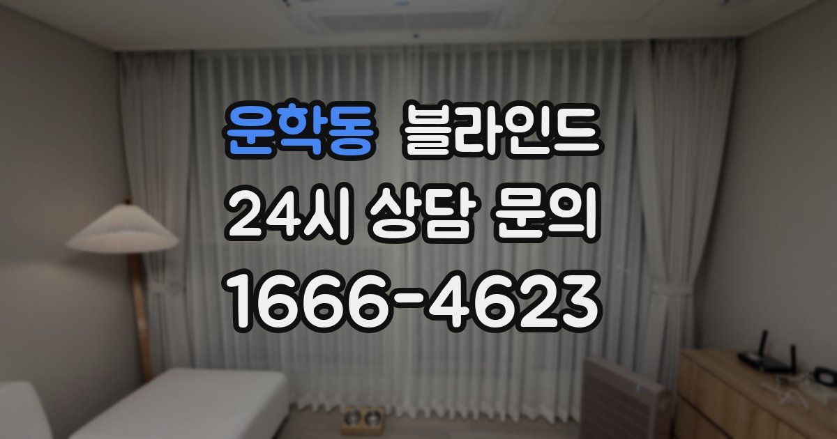 운학동 블라인드