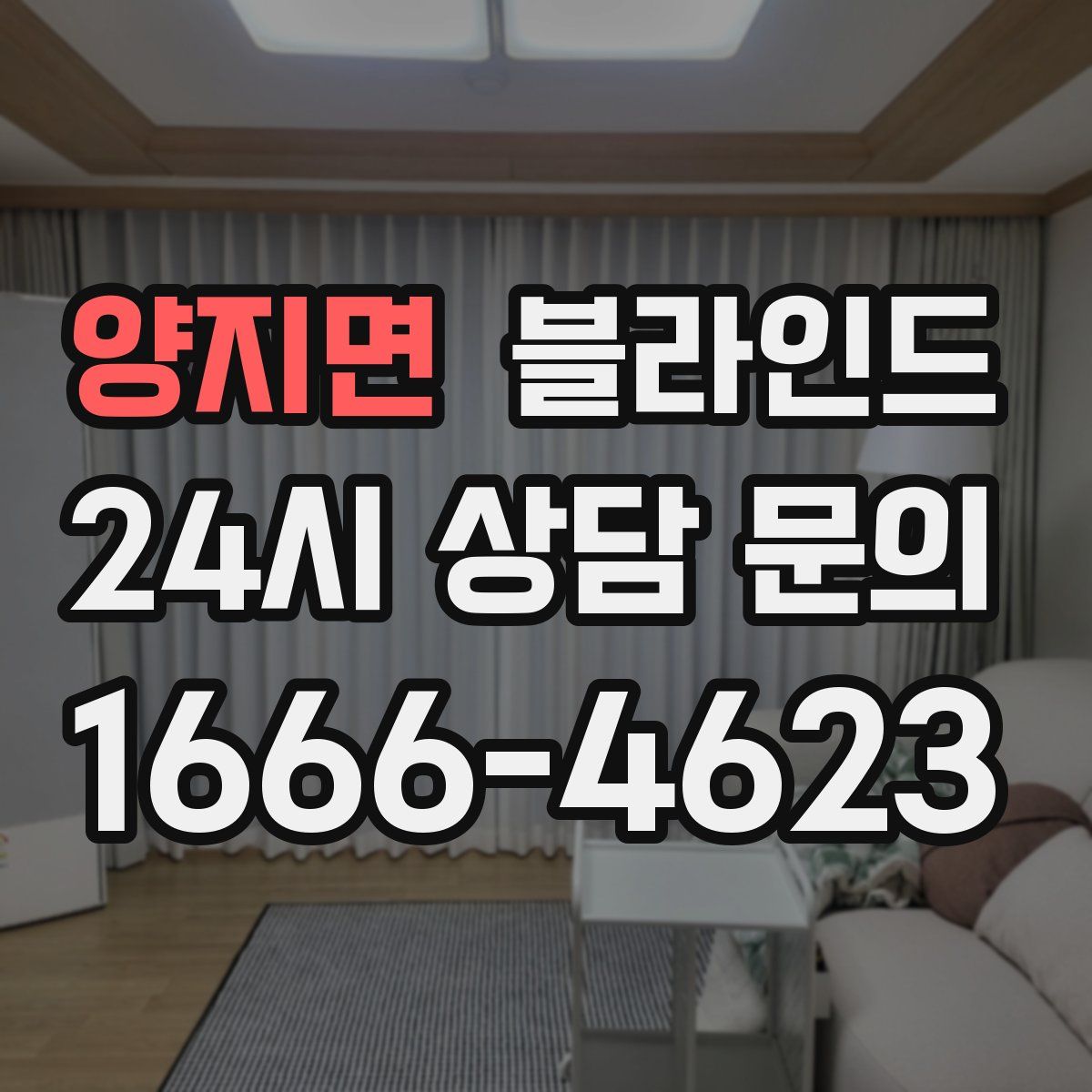 양지면 블라인드