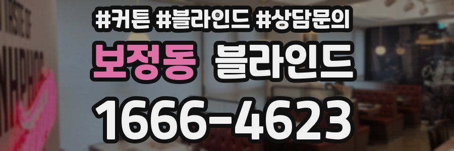 보정동 블라인드