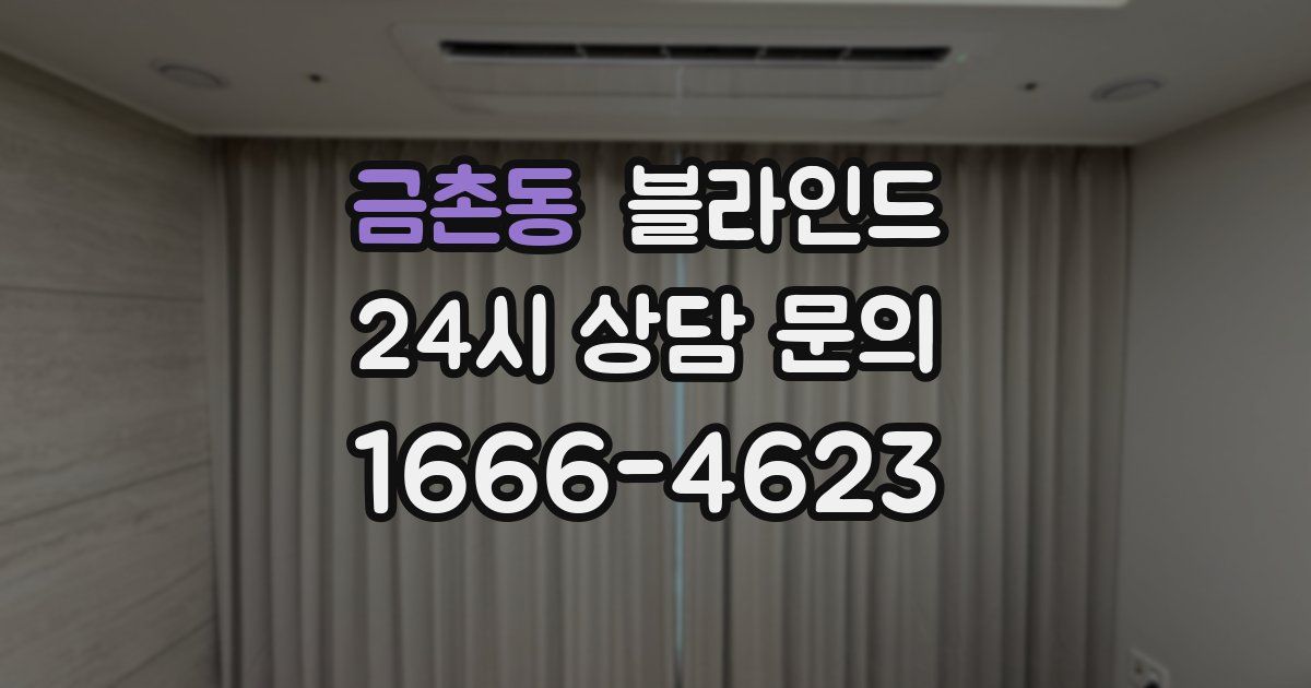 금촌동 블라인드