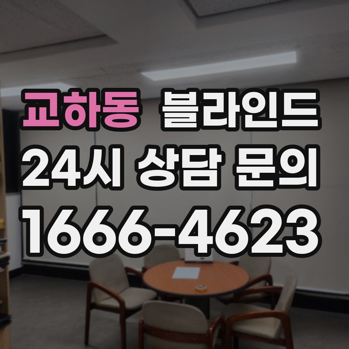 교하동 블라인드