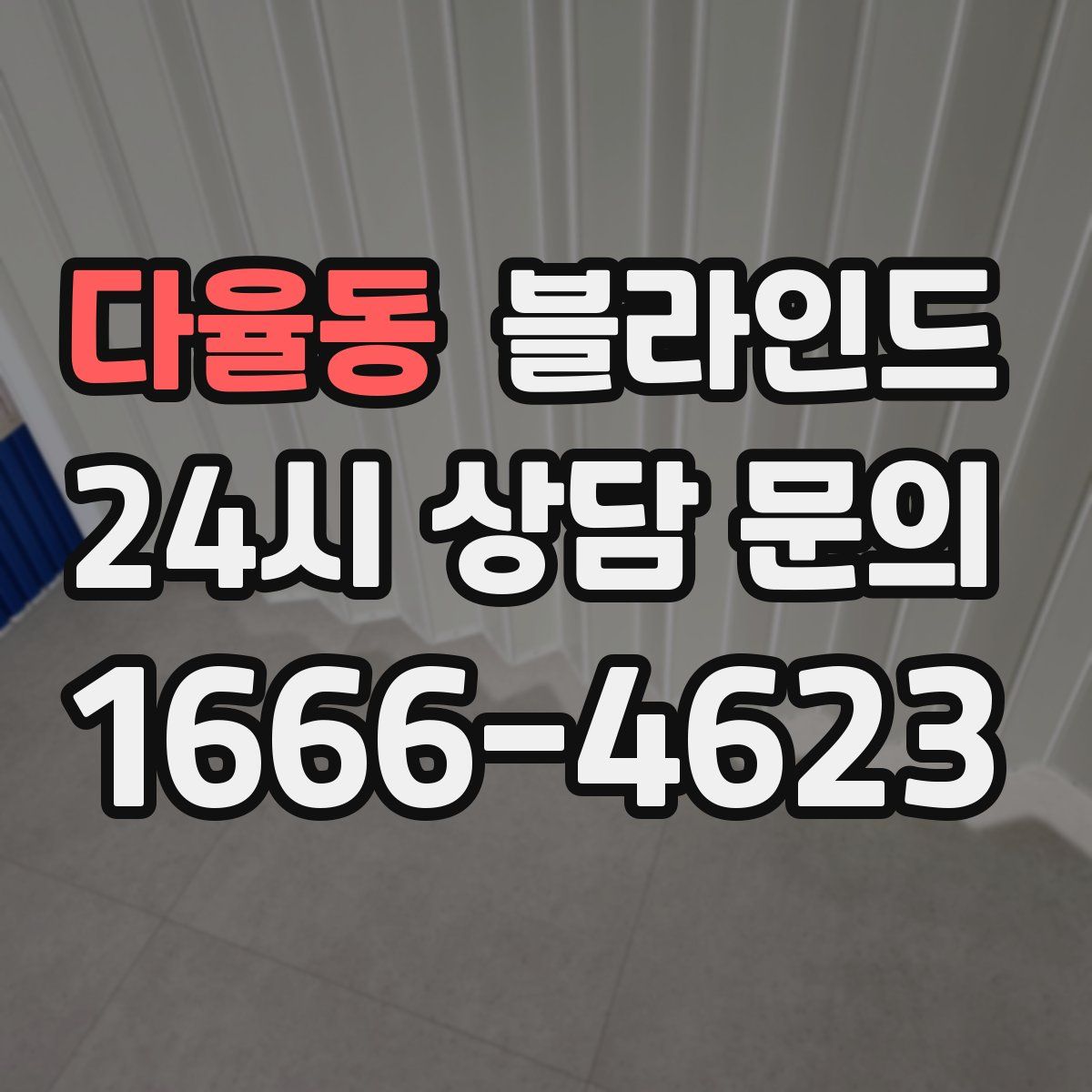 다율동 블라인드