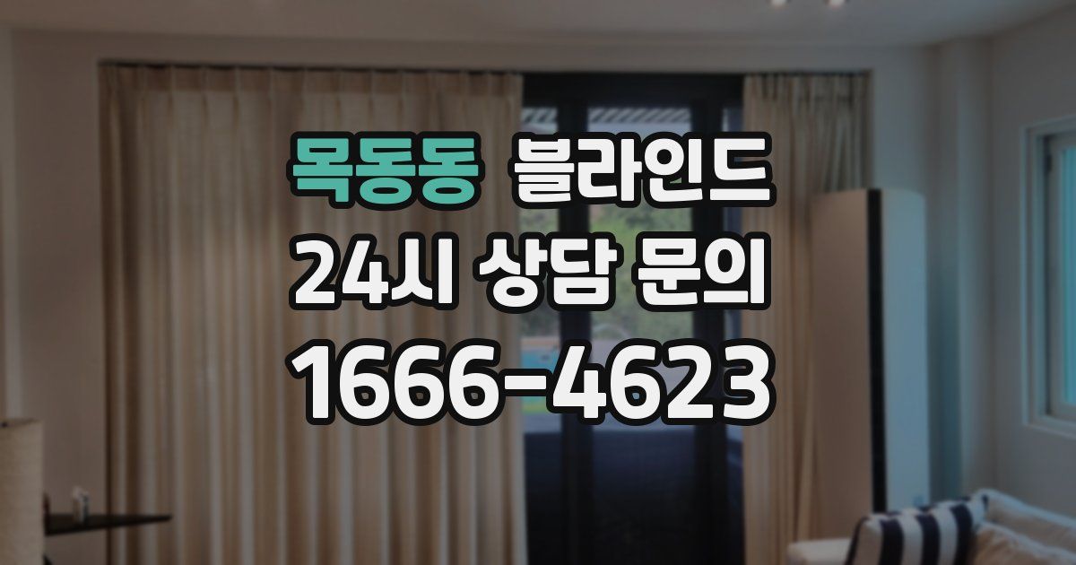 목동동 블라인드
