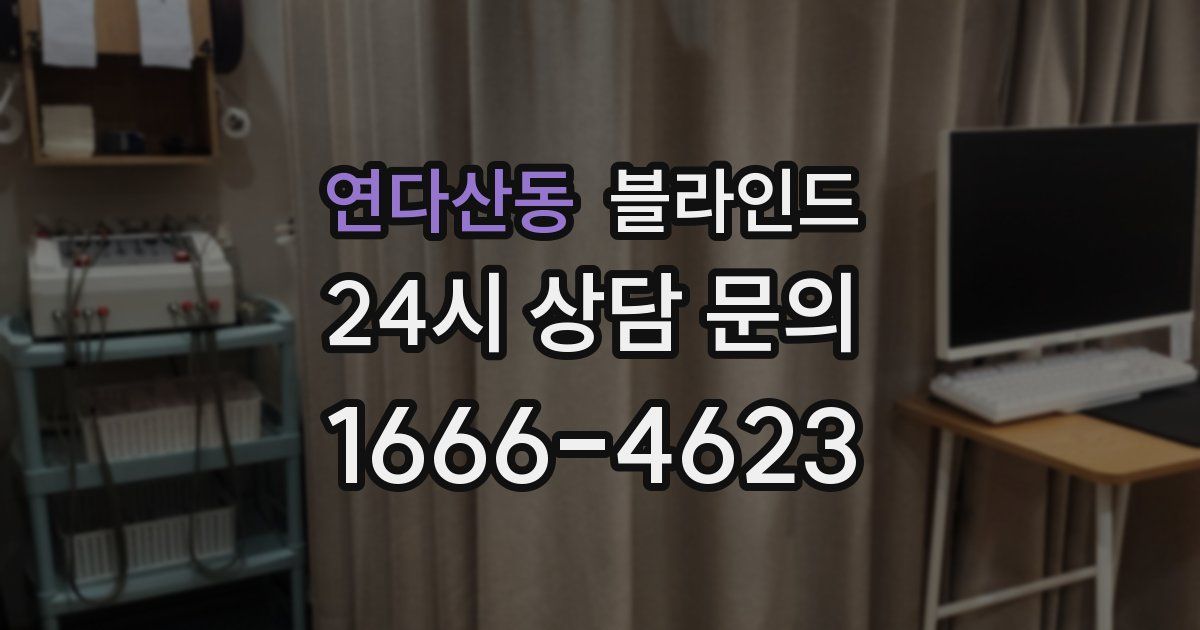 연다산동 블라인드
