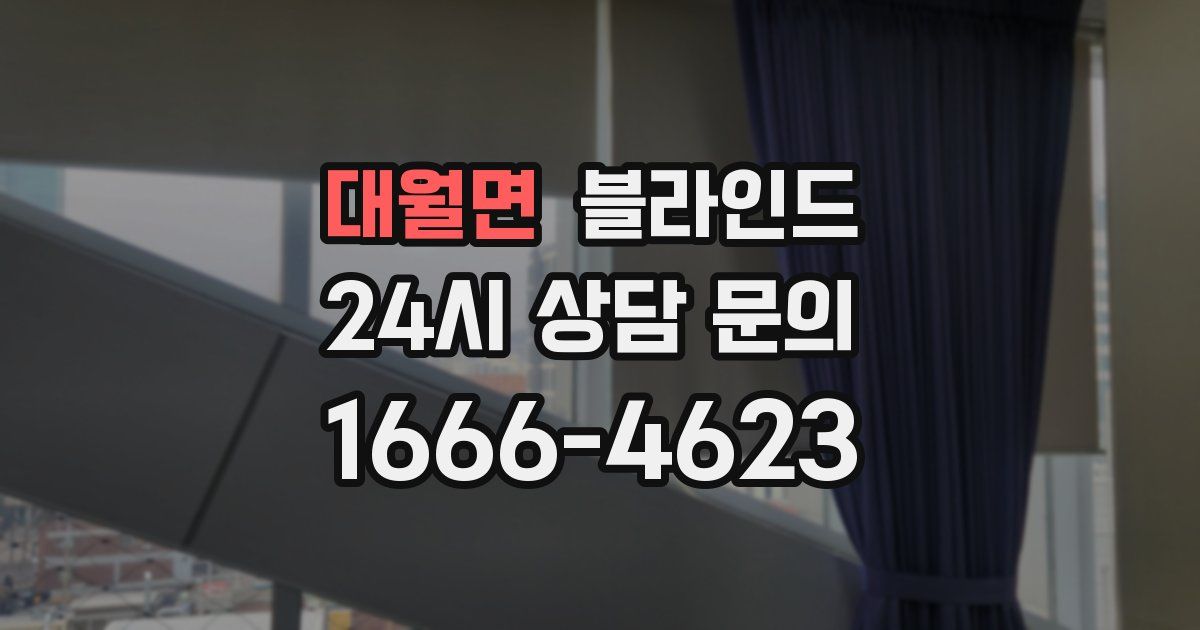 대월면 블라인드