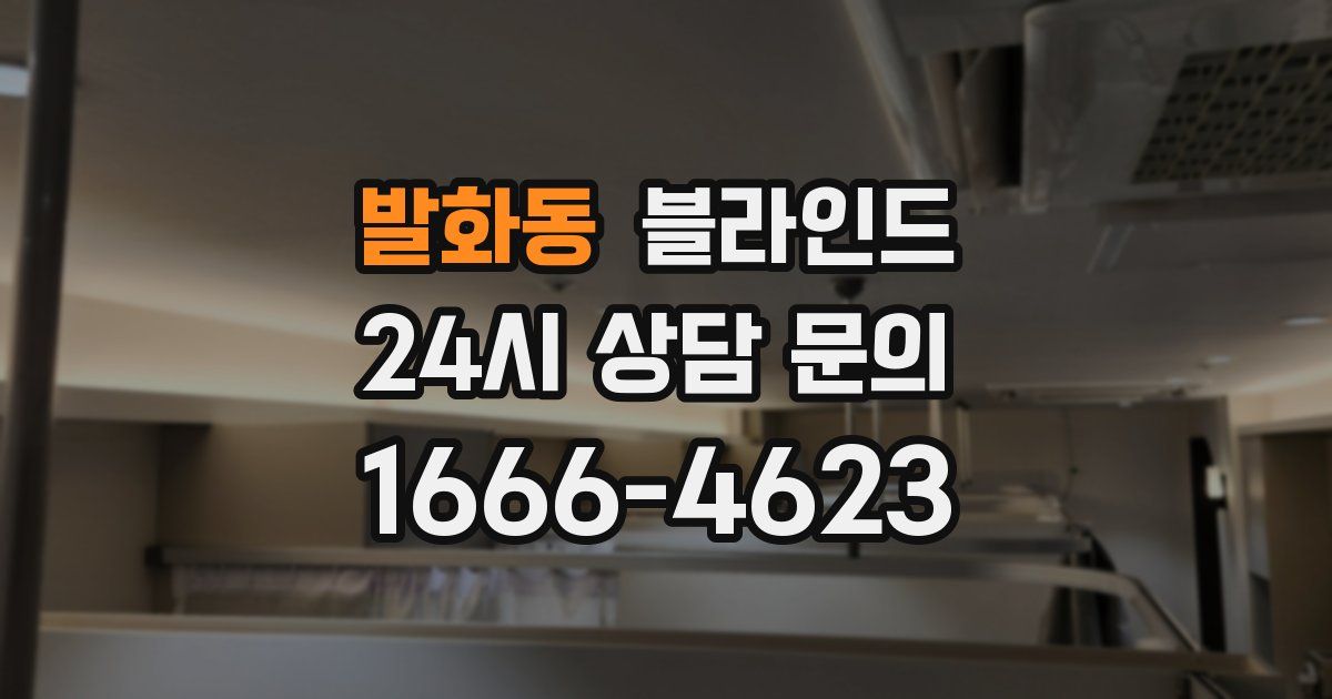 발화동 블라인드
