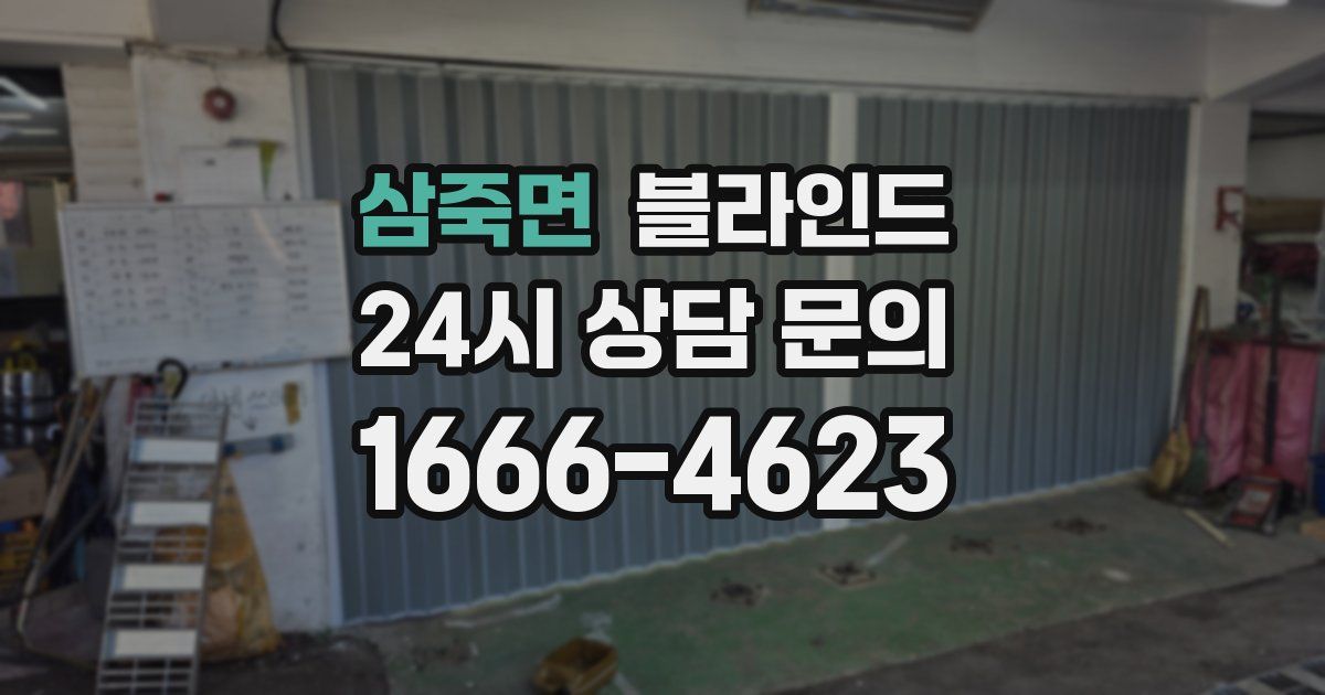 삼죽면 블라인드
