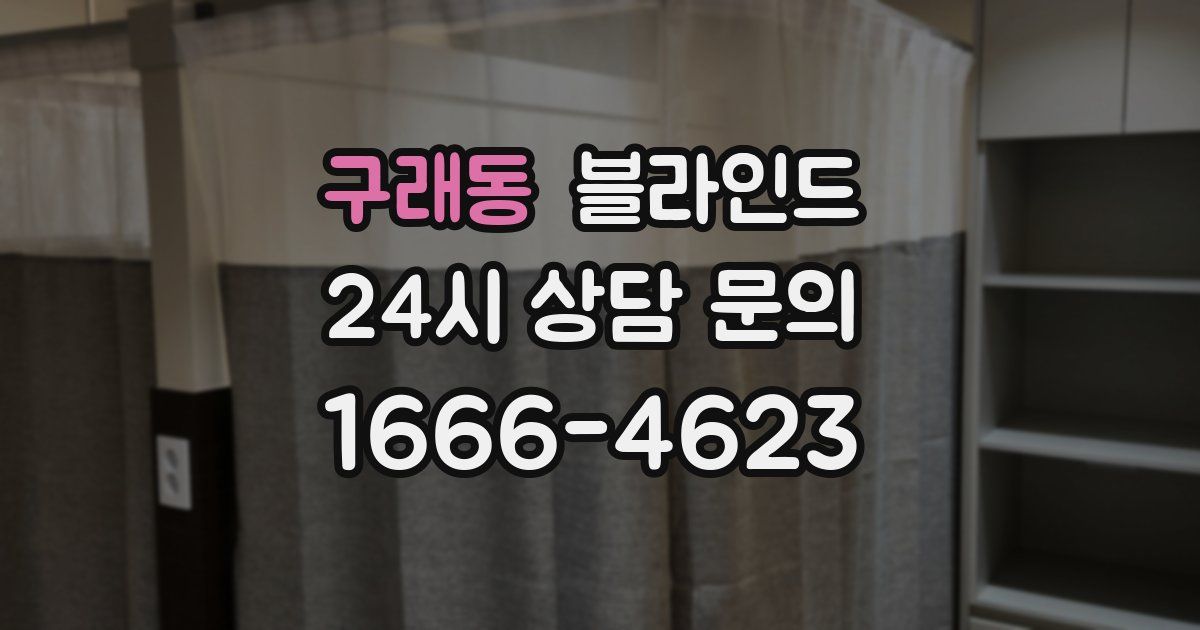 구래동 블라인드