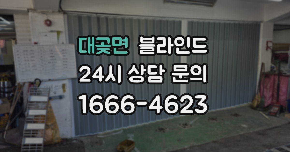 대곶면 블라인드