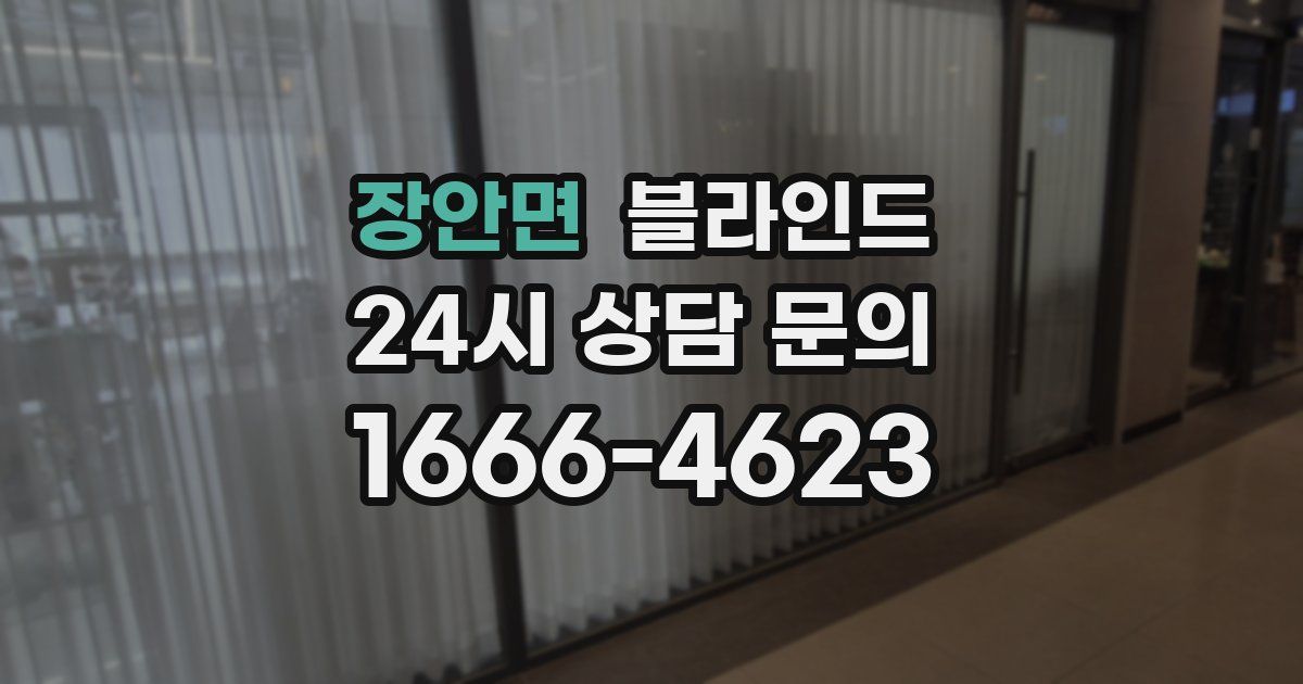 장안면 블라인드