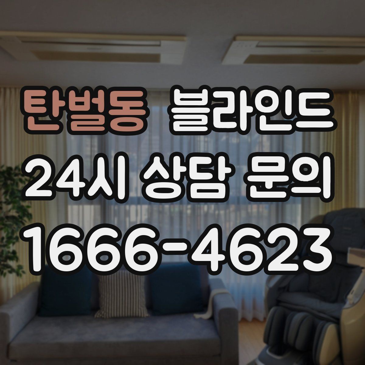 탄벌동 블라인드 작업 공간에 적합한 빛 조절 방식