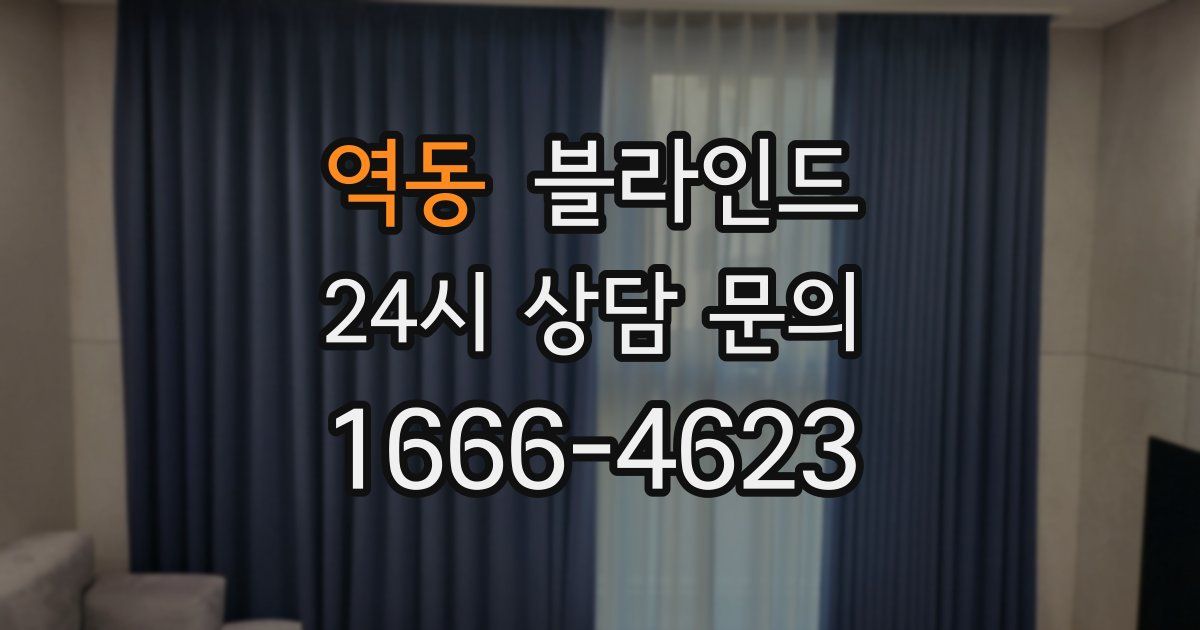 역동 블라인드