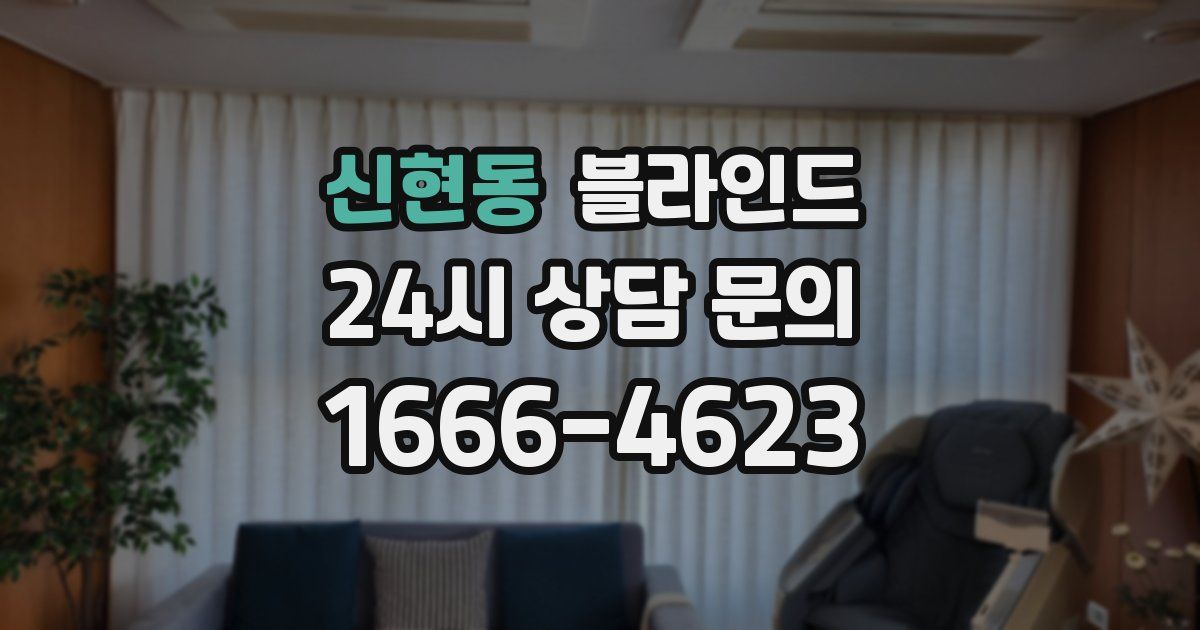 신현동 블라인드