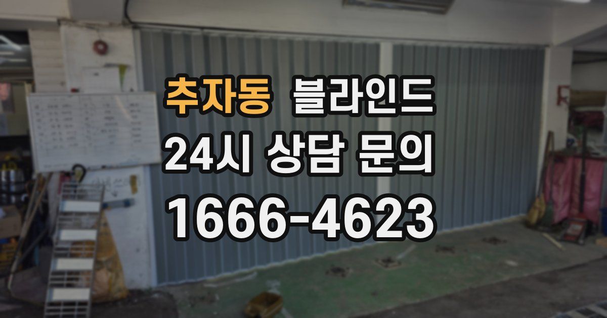 추자동 블라인드
