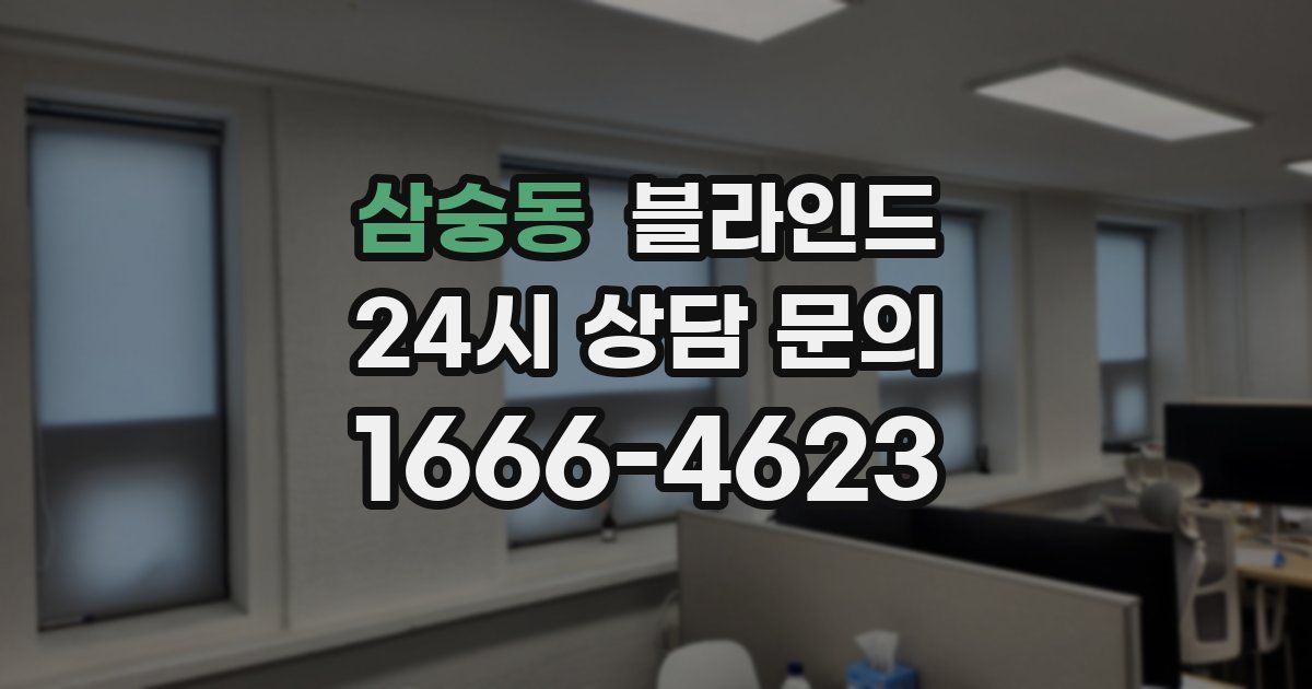 삼숭동 블라인드