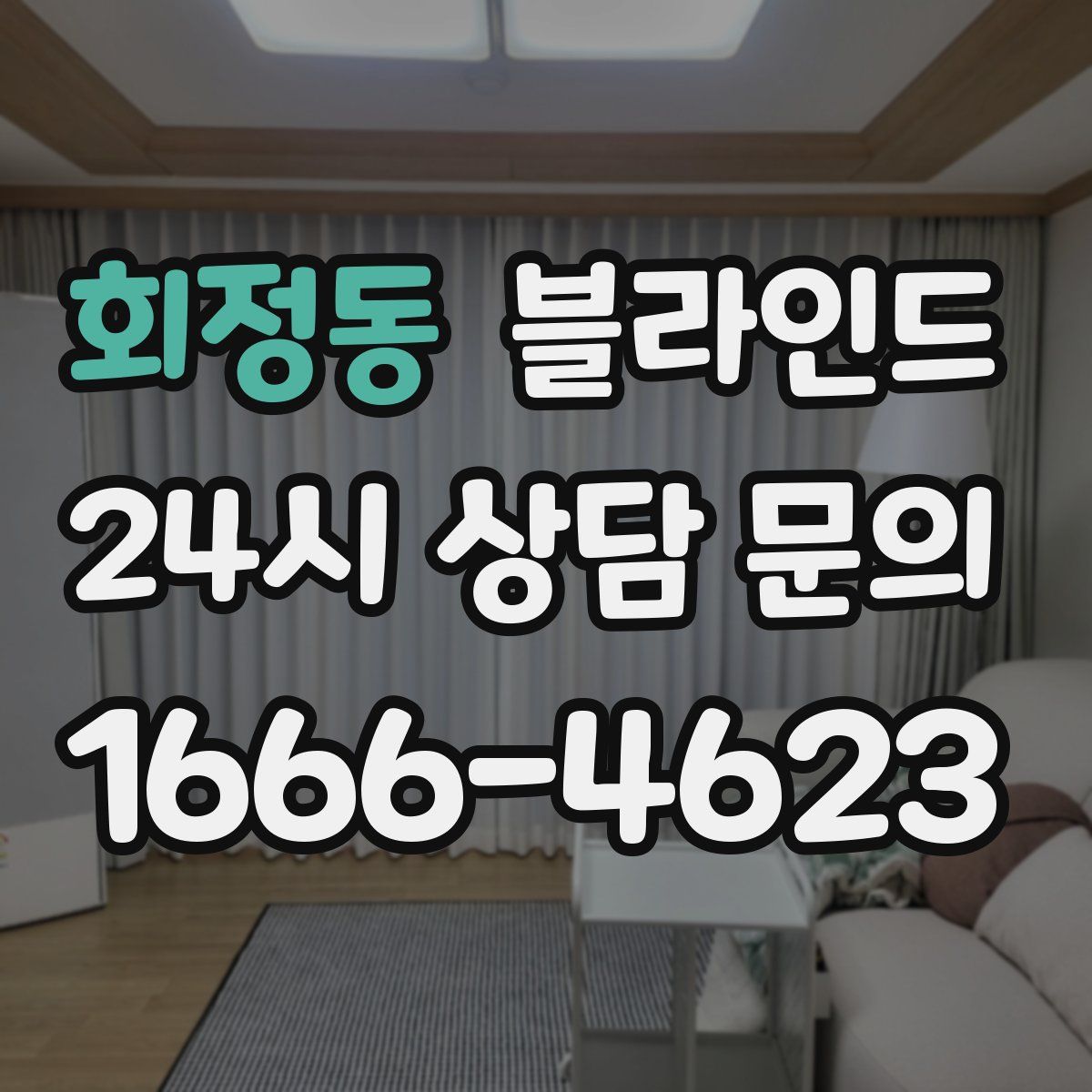 회정동 블라인드