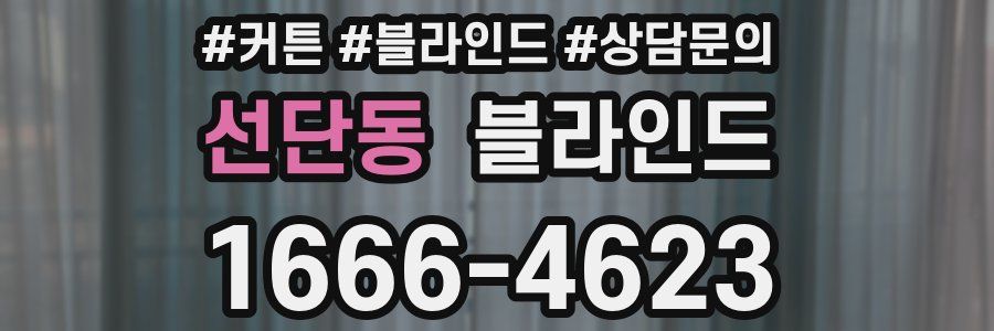 선단동 블라인드