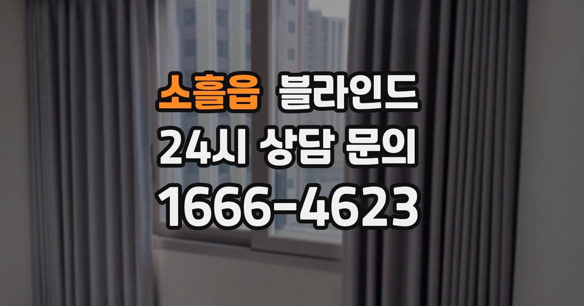 소흘읍 블라인드