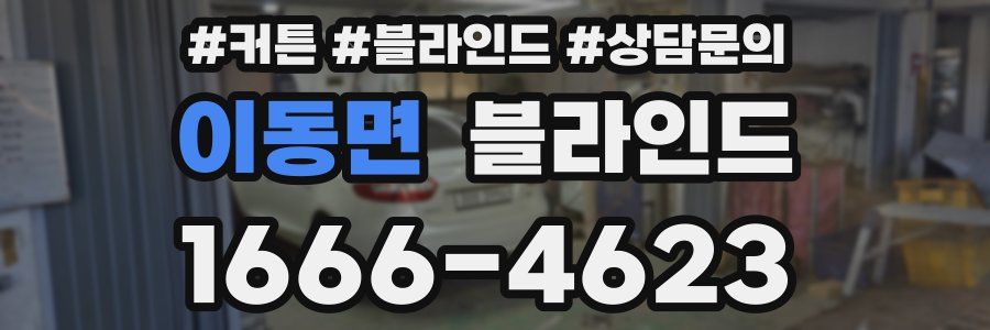 이동면 블라인드