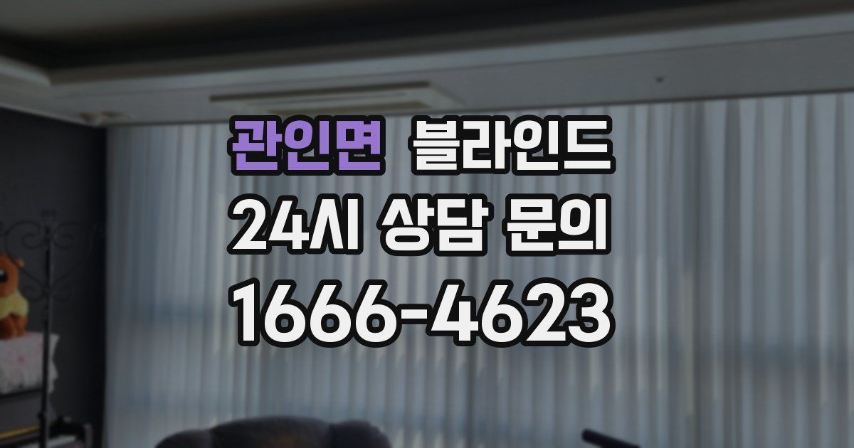 관인면 블라인드