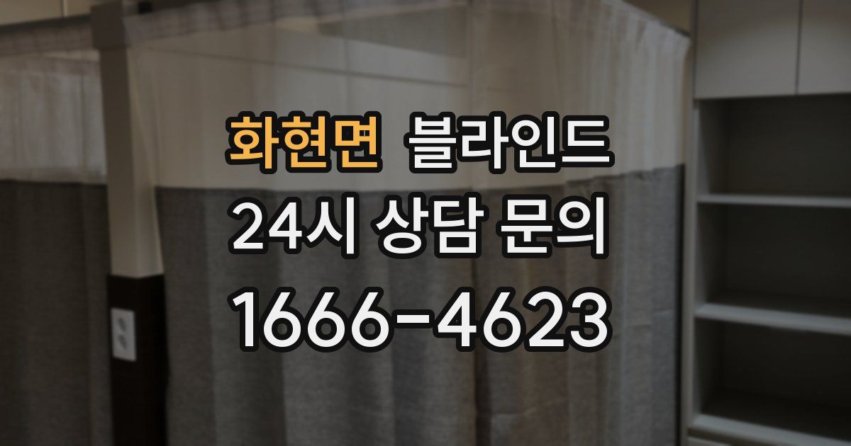 화현면 블라인드