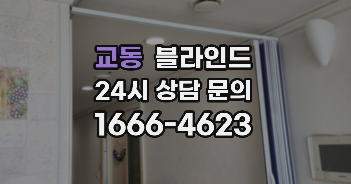 교동 블라인드