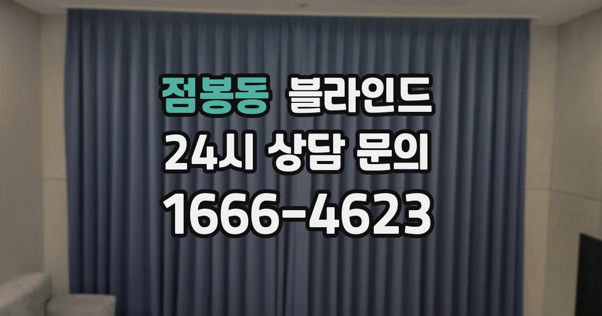 점봉동 블라인드