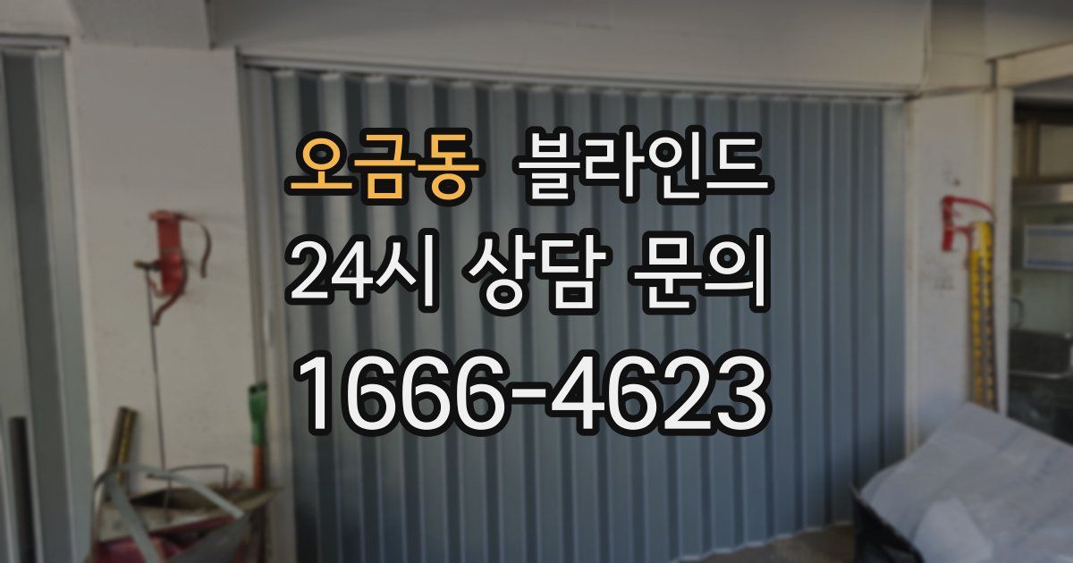 오금동 블라인드