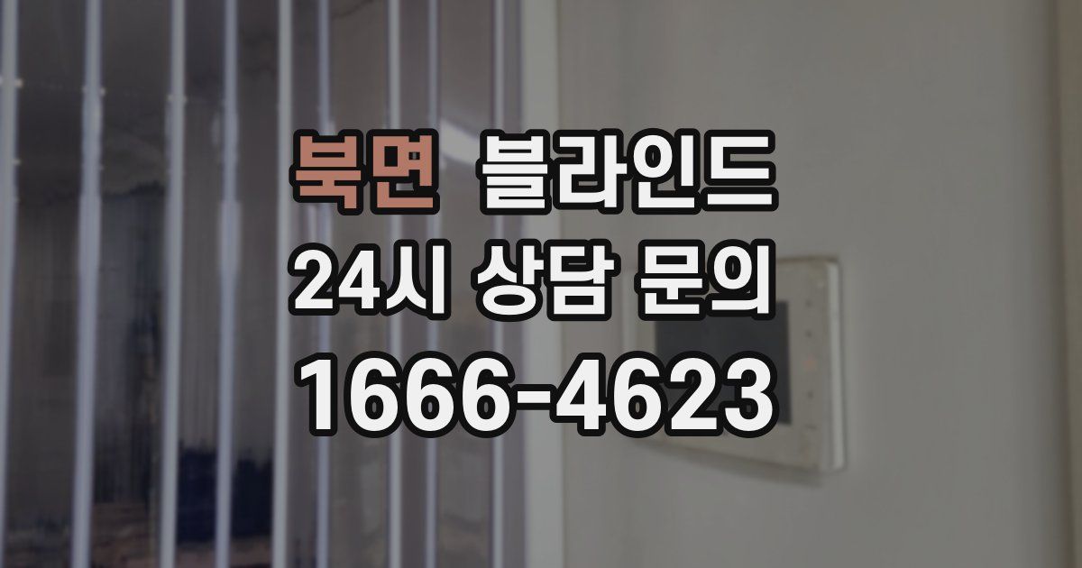 북면 블라인드