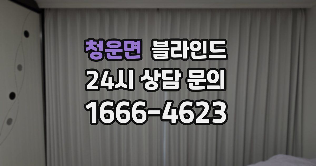 청운면 블라인드
