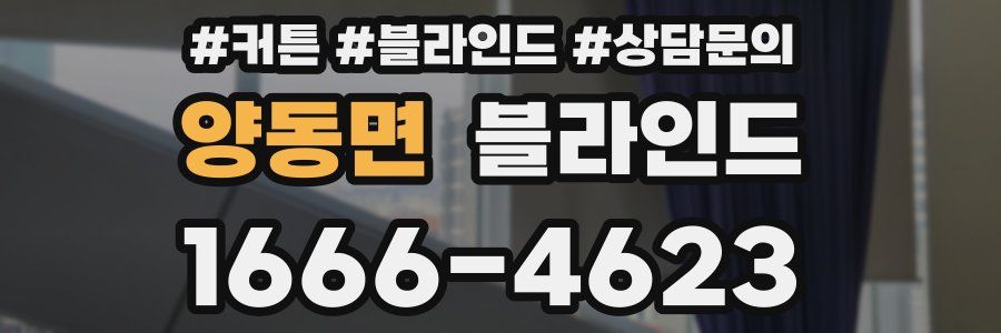 양동면 블라인드