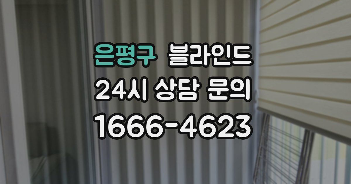은평구 블라인드