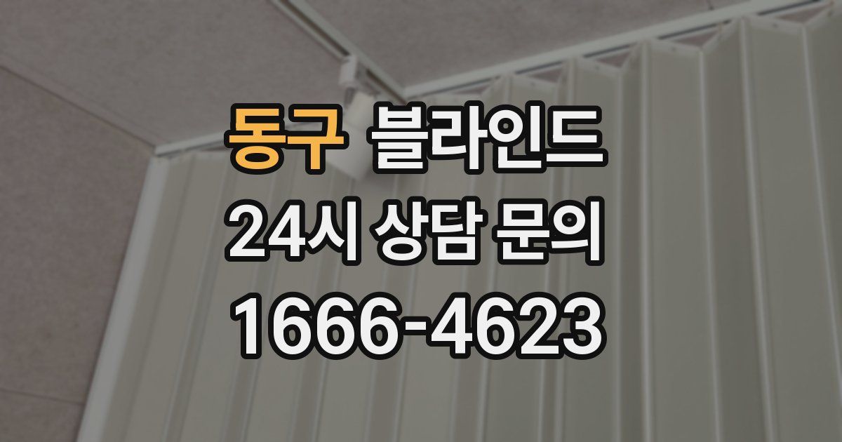 동구 블라인드