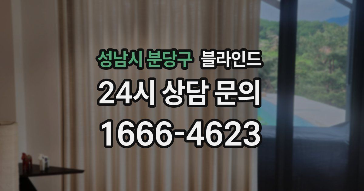 성남시 분당구 블라인드