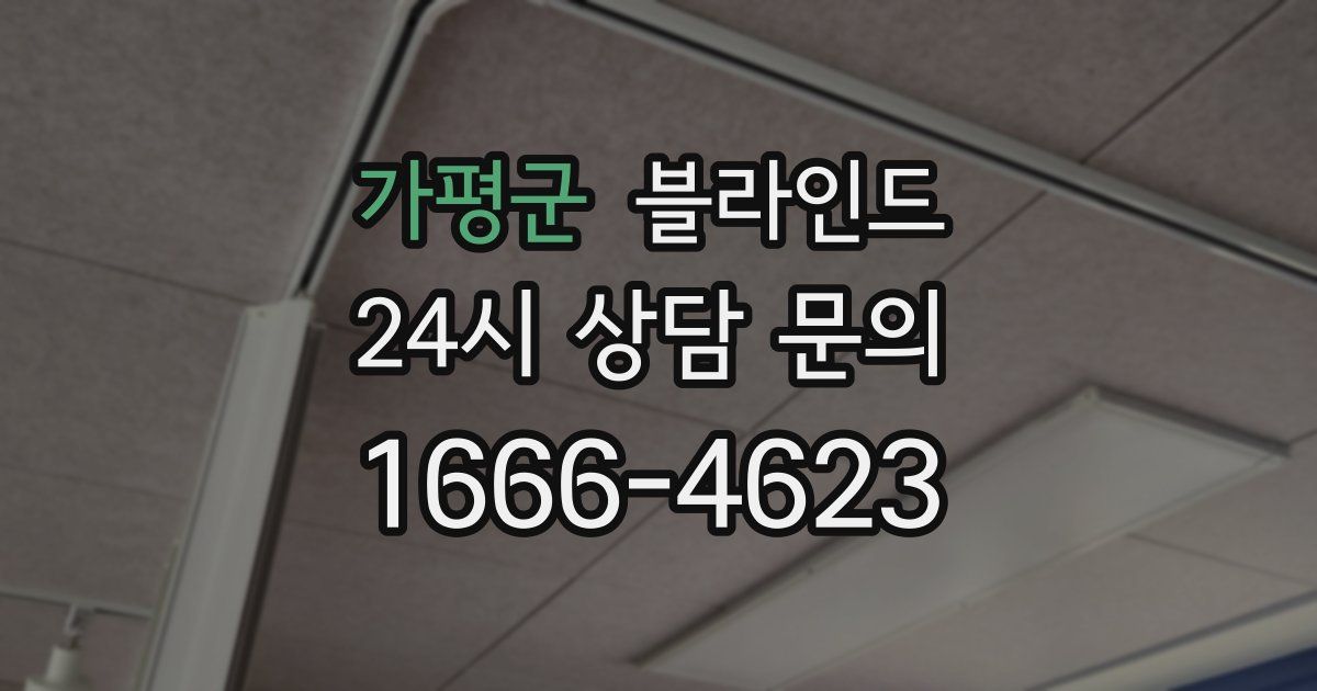 가평군 블라인드