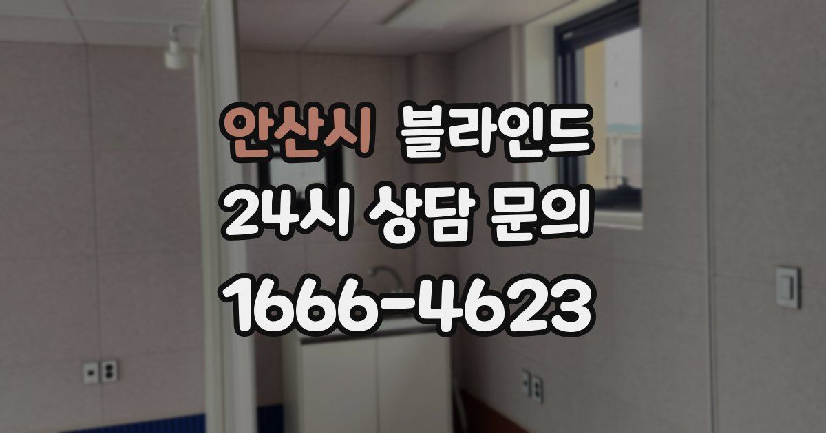 안산시 블라인드