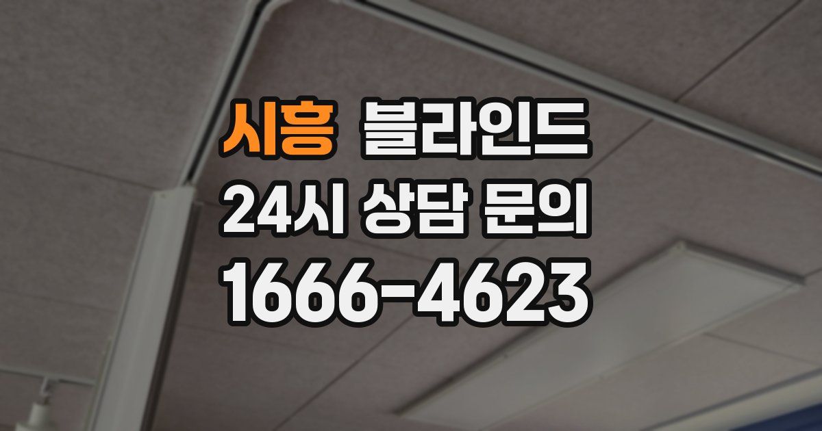 시흥 블라인드