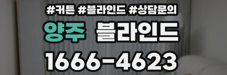 양주 블라인드