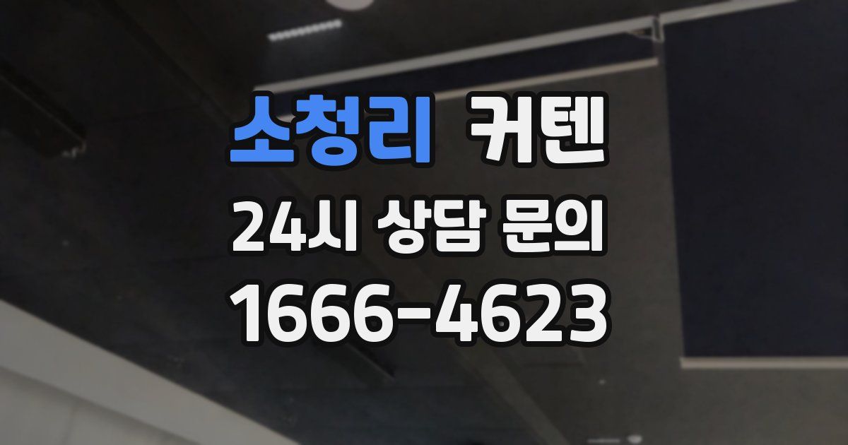 소청리 커텐