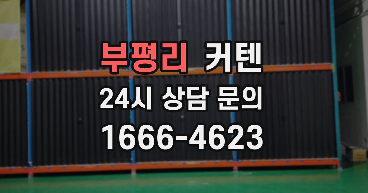 부평리 커텐