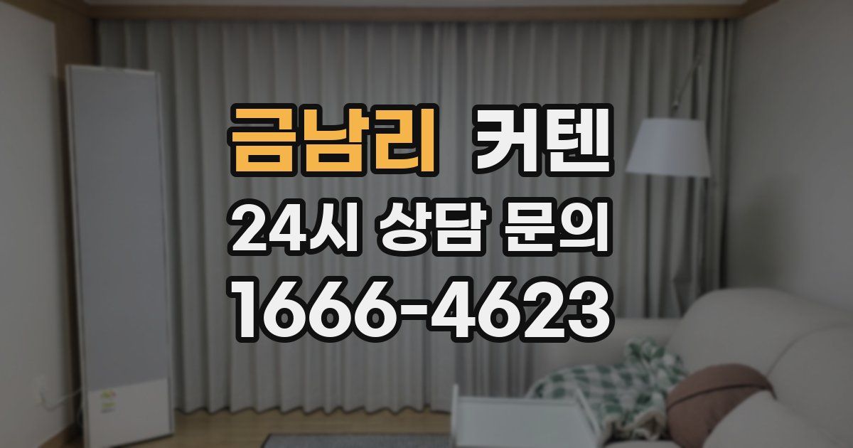 금남리 커텐