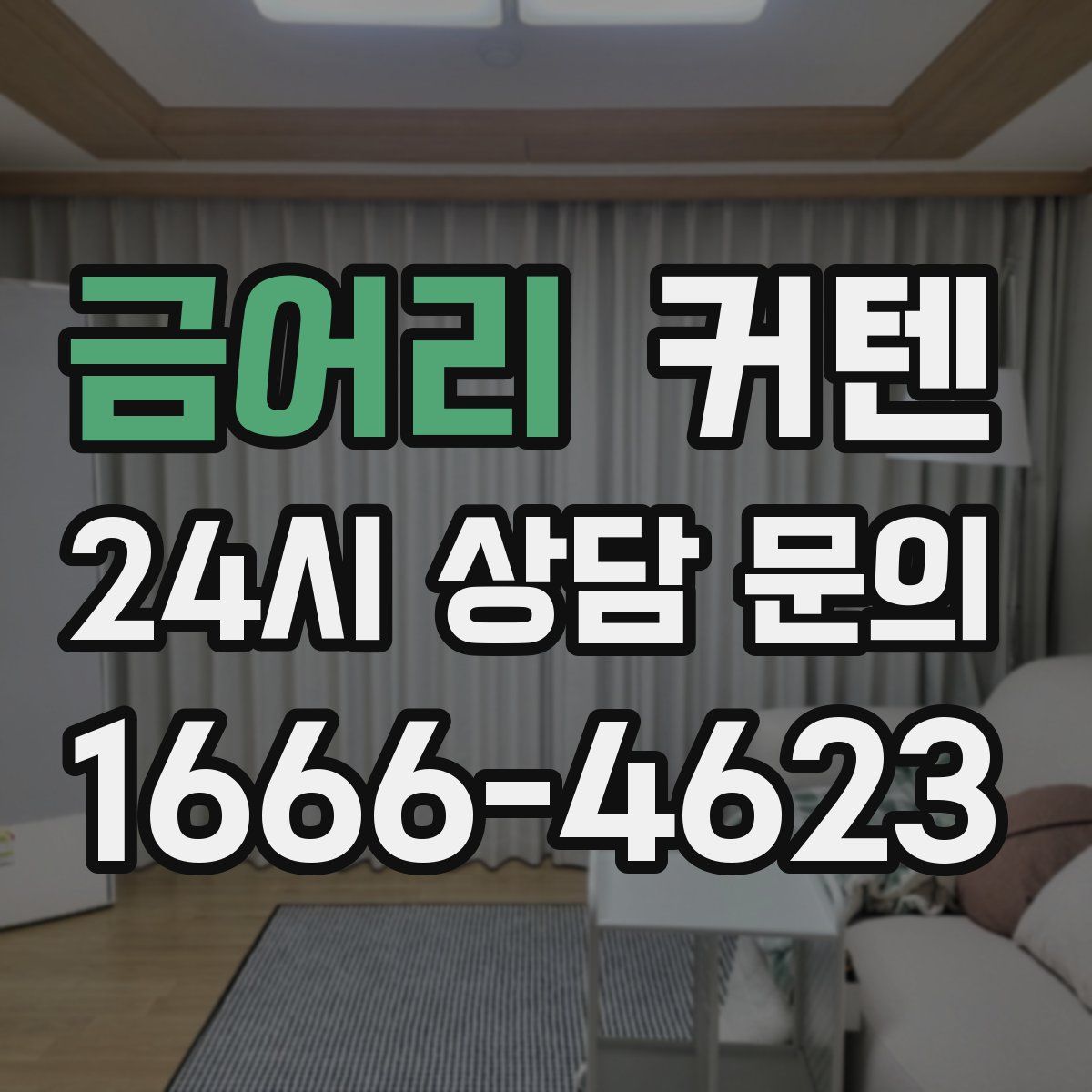 금어리 커텐